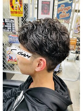 アルファベットシーガム(C gam) 役立つ万能パーマスタイル