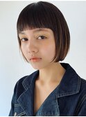 ラフにきまるタイトなミニボブ