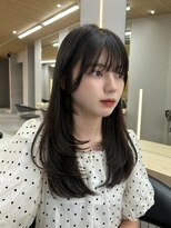 ボタン ハカタ(VOTAN hakata)&nbsp;博多/天神/レイヤーカット/韓国ヘア/前髪顔周りカット/暗め