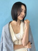 ルーフ 用賀(ROOF)&nbsp;切りっぱなしボブ/ツヤ感カラー【ROOF用賀】#酸性ストレート