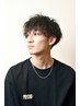 メンズカット＋パーマ→￥8500