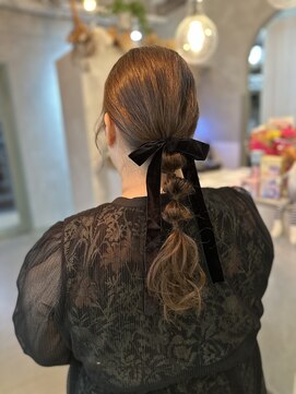 リノ(F’lino) 大人アレンジ_編みおろし