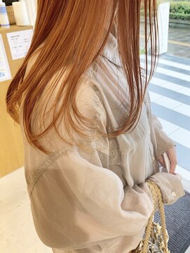 トリート 妙典店(TREAT) オレンジベージュ×ロング