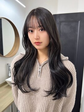 ビビバイベル(BiVi by BHEL) 三重桑名韓国レイヤーカット顔周りレイヤーボブベージュカラー