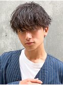波巻きスパイラルパーマメンズマッシュパーマツイストパーマ
