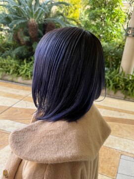 トッカ ヘアアンドトリートメント 難波店 濃いめライラックのグラデーションカラー