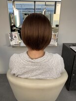 ジエクト アイロ(The Ect ilo)&nbsp;スッキリ丸みショート×オレンジカラー