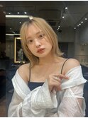 メルティカラー似合わせカットウェーブミディアム縮毛矯正