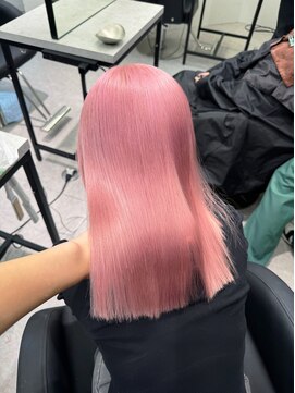 ペレ 渋谷(PELE) ホワイトグレージュ/デジタルパーマ/チェリーブラウン/渋谷