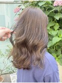 【関日葉里】アッシュブラウン