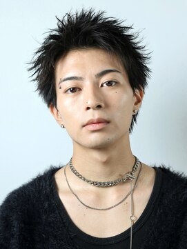 クロト 福岡本店(KUROT) 黒髪スパイキーショート