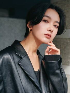 ソワネ 表参道(soigne) 表参道大人ショートボブ顔周りレイヤーカットくびれショート30代