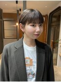 耳掛けショートヘア