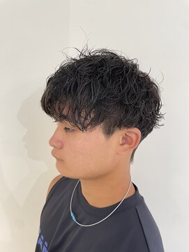 ニアウ 伊勢崎連取店(Niau) メンズマッシュシャドウパーマメンズパーマ