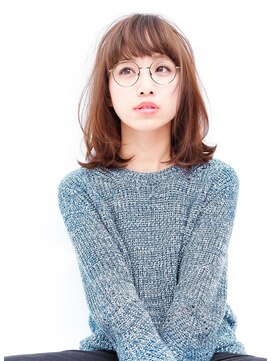 マホラ 北島店(mafola) 『mafola北島』大人可愛い×メガネ × ミディ20代30代40代50代