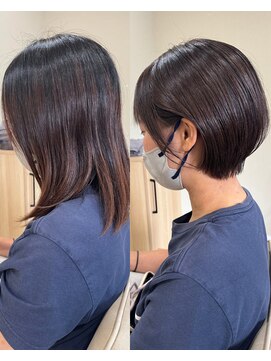 ムー(muu) 耳掛けショートボブ【高崎ショート/高崎ショートボブ/ショート】