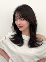 アマトウキョウスマートサロン(AMA TOKYO×Smart Salon) くびれレイヤー/顔まわりカット/レイヤーカット/小顔ヘア