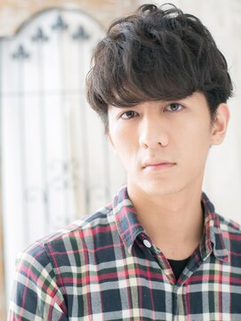 モッズヘア メン 上尾東口店(mod's hair men) 20代30代学生ブラック爽やか刈り上げマッシュパーマZ上尾