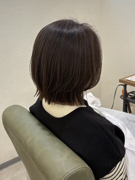 ニコ 四街道(nico) くびれボブ/アッシュカラー/四街道ニコ