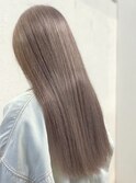 ハイトーン×ホワイトベージュ×ボブ×透明感ブリーチカラー