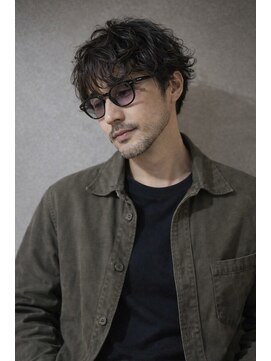 キュー(Cue_) 《30代.40代男性へ。大人のメンズパーマ》シャドウパーマ