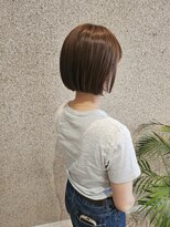 ベルフェミンミエル&nbsp;ぷつっとミニボブ×艶感ベージュカラー