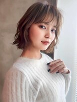 アグ ヘアー イロア 都島店(Agu hair iroa) 《Agu hair》柔らかベージュロブ×numberA.ヘアバター