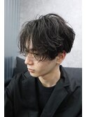 スパイキーショート/ベリーショートメンズ/シャドウパーマ