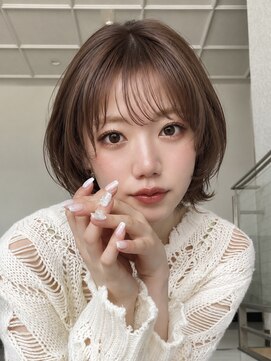 トリッカ シブヤ(TRICCA SHIBUYA) 透明感カカオブラウン×清楚ボブ