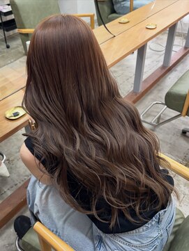 ノービス バイ パーキング 心斎橋(NOV!!!CE by PARKiiiNG) ミルクブラウン/夏のヘアアレンジ/ダウンバンク