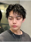 men's/メンズ/リバースセンターパート/メンズパーマ/池袋