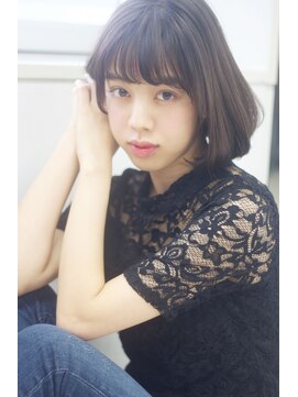 マリアバイアフロート(Maria by AFLOAT) クラシカルひし形ワンカール♪大人暗髪ミルクティーカラー