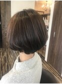 30代40代★大人可愛い☆艶髪×マロンブラウン