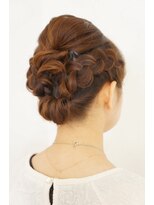 ムゥフ ヘアーアンドアイラッシュ(mouf hair&eyelash)&nbsp;【ｍｏｕｆ】編み込み×パーティーアレンジ×着物ヘア