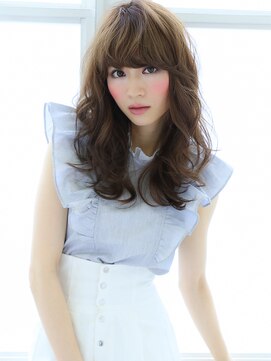 ティーノ(TINO by ganesha) 立体感のある前髪がポイントに♪カジュアルロング