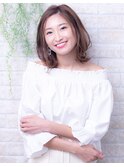 ショートウルフセミウェットウェーブ艶カラーユニセックス濡れ髪