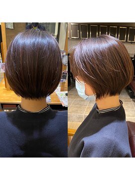 ヴァンクシー バイ ルナ(VANKCY by Luna) ショートボブ 大人ボブ 耳かけ 向ケ丘遊園 小顔 簡単 前髪