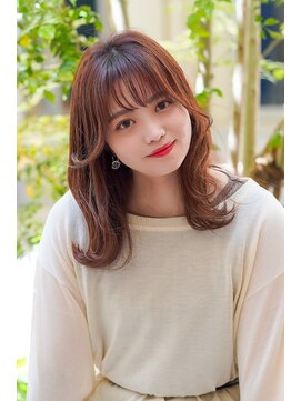 ヒース 姪浜(Heath) 【Heath】マロンベージュ 鎖骨ミディアム プリカール