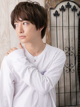 グルーミングサロン バーバー キャッスル 北浦和西口(Grooming salon Barber Castle) アンニュイで暖色系カラーバブルマッシュI