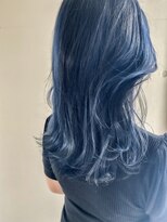 カノエ 亀岡篠店(canoe)&nbsp;canoe式_髪質改善カラー[艶髪アクアブルー]