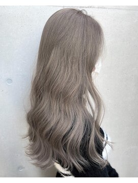 グロウバイニューヨークニューヨーク(Grow by NYNY) 【打越】ロング×ミルクティーグレージュ