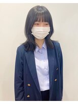 モリオフロムロンドン 松戸店(Morio from London)&nbsp;【松戸　石山】地毛風艶カラー　外はねレイヤー