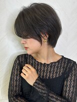 ロンド ストラーダ 心斎橋(Lond strada)&nbsp;ショート×ハイライト白髪ぼかし×マチルダボブ[心斎橋]