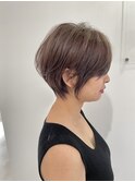 ミルクティーショートヘア