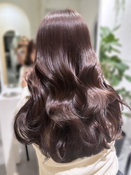 ハチ(HACHI) 艶モテカラーのラベンダーブラウン