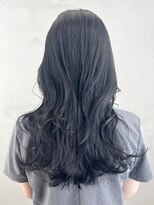 アイティーバイアルバム 藤沢店(IT by ALBUM)&nbsp;グレージュカラーンアッシュブラックレイヤーロング_ba482361