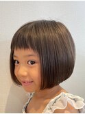 前髪短めミニボブ