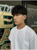 MEN'SHAIRウルフカルマパーマメンズショートイージーパーマ