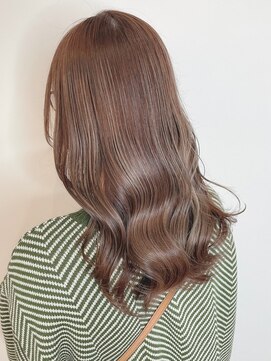 ジーナ 船橋(Zina) 髪質改善＊ロングレイヤーグレーベージュ＊美髪【Zina船橋】