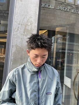 アウラ(AURA) スパイキーショートピンパーマスパイキーパーマ